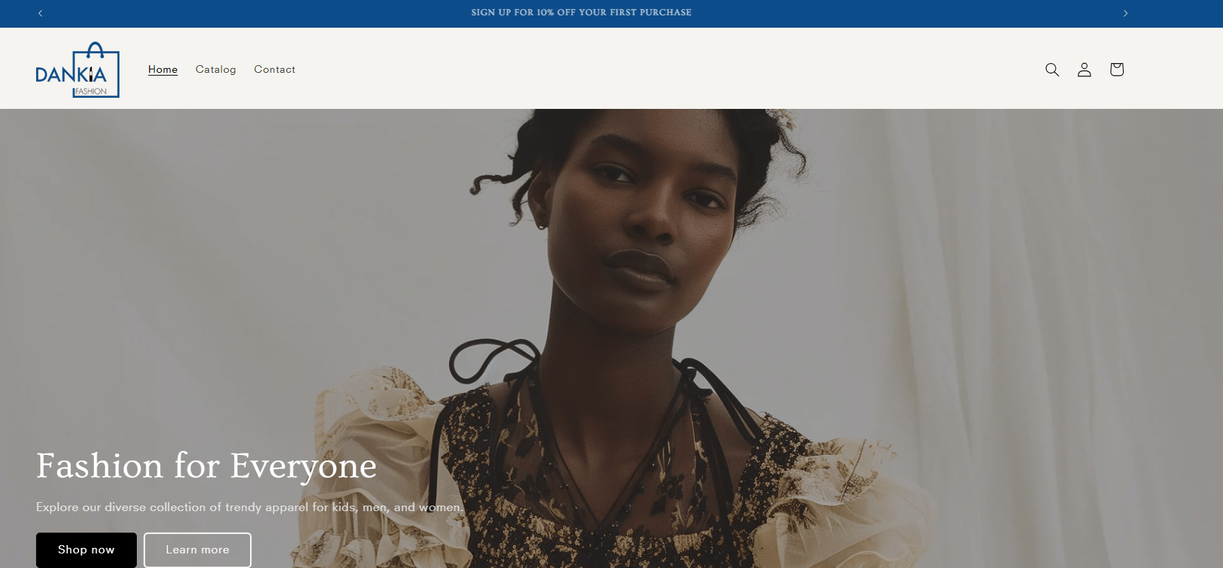 Dankia Fashion Landing - Dankia IT Solutions