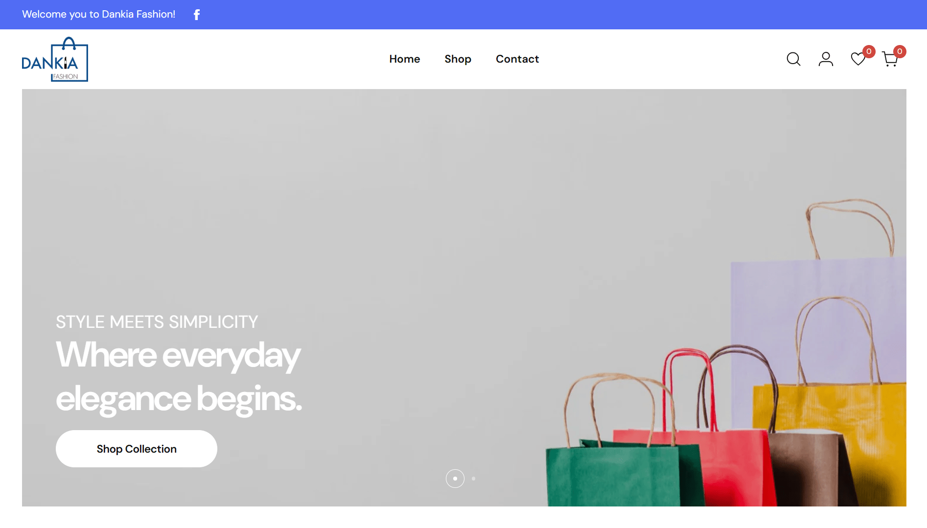Dankia Fashion Landing - Dankia IT Solution