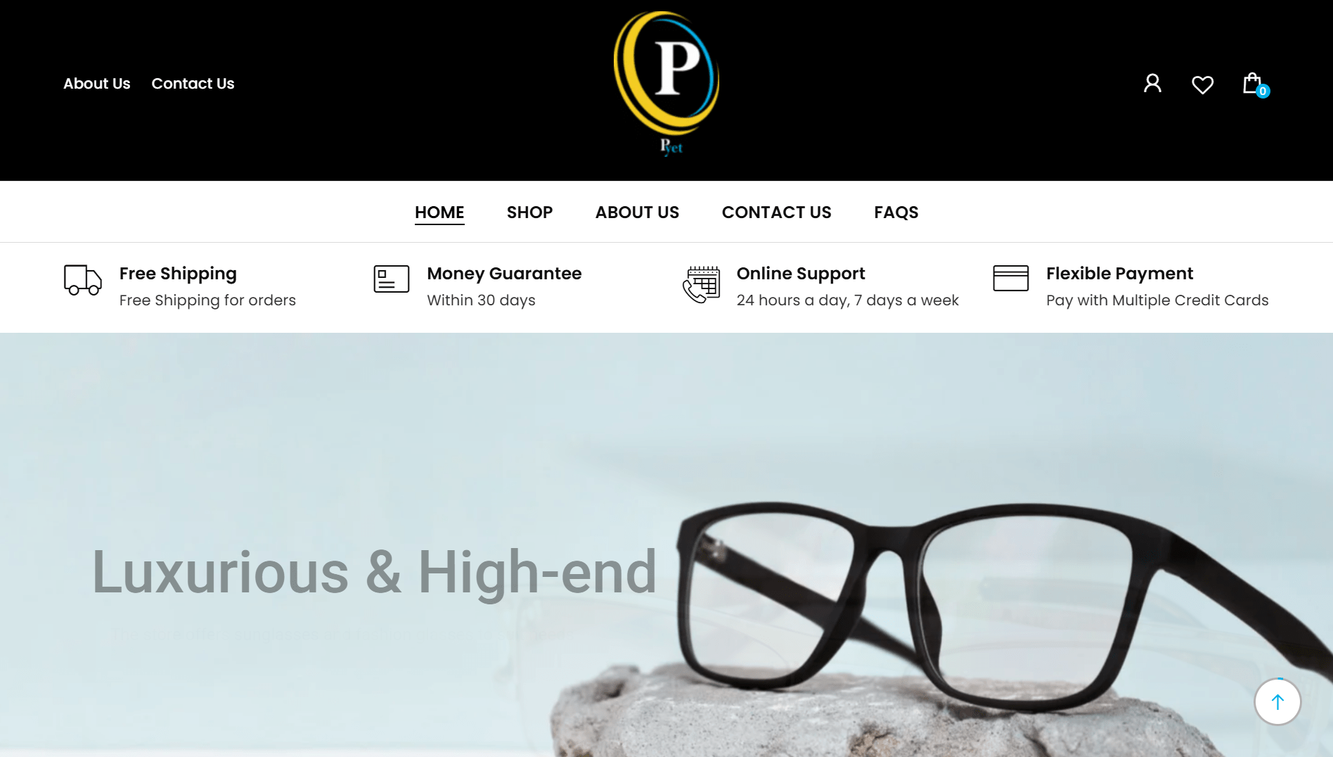 Pyet Landing Page - Dankia IT Solution