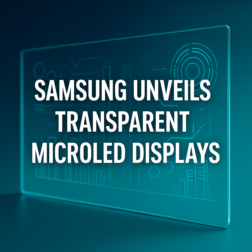 Samsung Transparent MicroLED Displays - Dankia IT Solutions