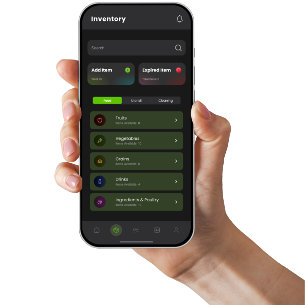 SmartPantry.Ai app screens